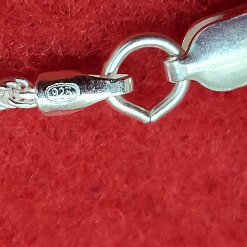 24" 925 Sterling Silver Rope Chain - Picture 4 of 4